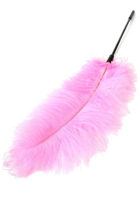Piórko łaskoczące Double Feather Tickler różowe 68 cm