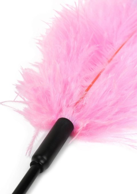 Piórko łaskoczące Double Feather Tickler różowe 68 cm