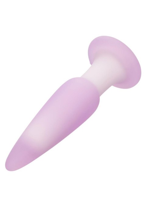 Plug analny wibrujący Calexotics Lavender Haze fioletowy silikonowy
