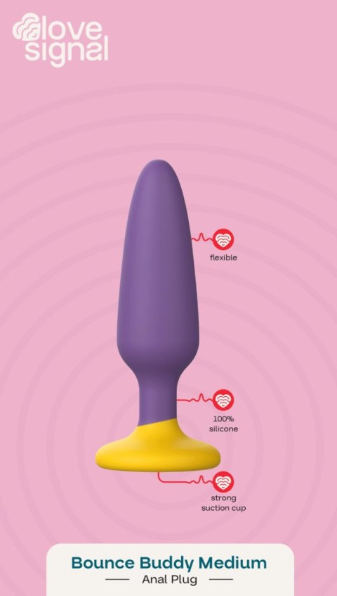Korek analny silikonowy Bounce Buddy Medium Dream Toys 11 cm