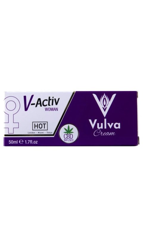 Krem stymulujący Hot VActiv z CBD do łechtaczki 50ml