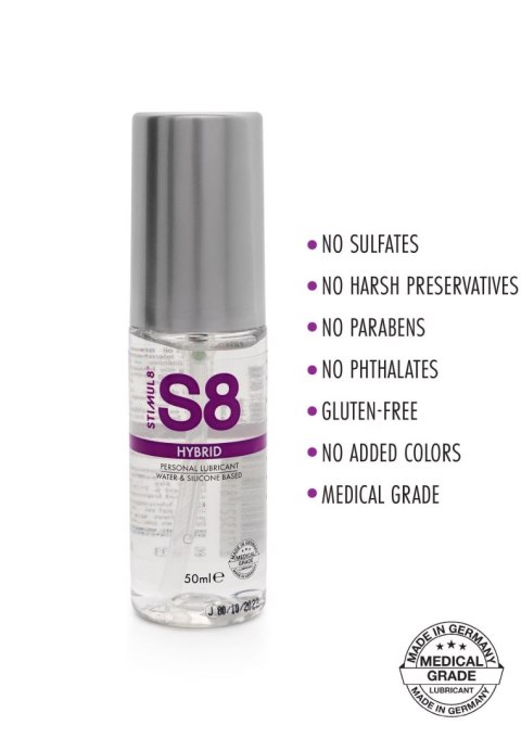 Lubrykant hybrydowy S8 Hybrid Natural 50 ml