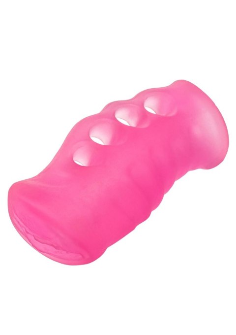 Masturbator z uchwytem Grip N Stroke Calexotics różowy 16 cm