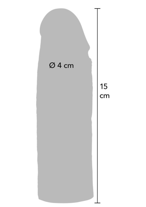Nakładka przedłużająca silikonowa Inferno 15 cm