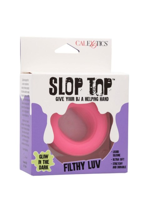 Pierścień erekcyjny silikonowy Slop Top Filthy Luv Calexotics różowy