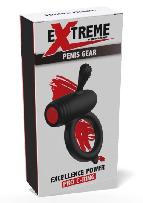 Pierścień wibrujący Excellence Power Pro Hidden Desire silikonowy 10 cm