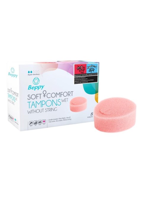 Tampony Beppy Soft Comfort Wet 8 sztuk naturalne