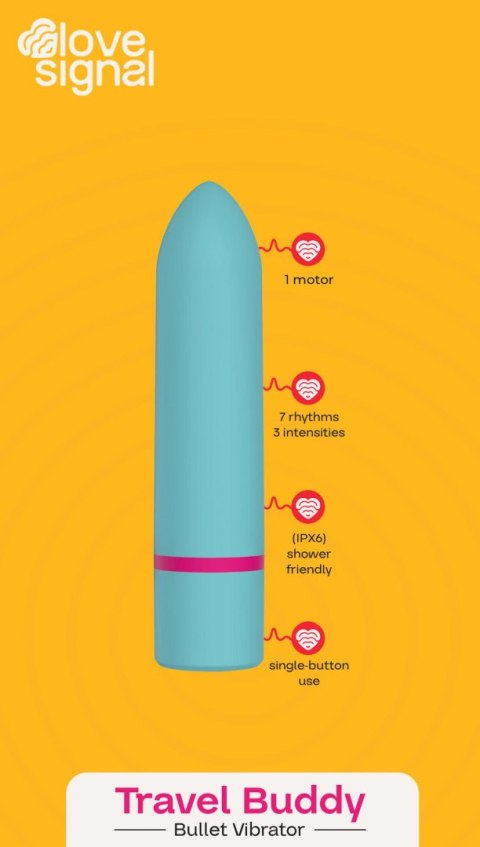Wibrator bullet Travel Buddy Dream Toys 10 cm USB