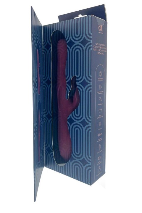 Wibrator króliczek Pulz Morgan z obrotowymi koralikami USB