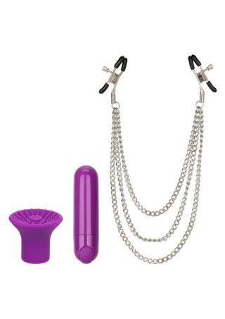 Zestaw wibracyjny Passion Collection Calexotics fioletowy USB