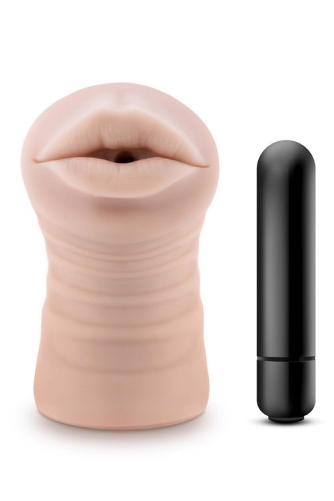 Masturbator wibrujący Nicole beżowy Blush