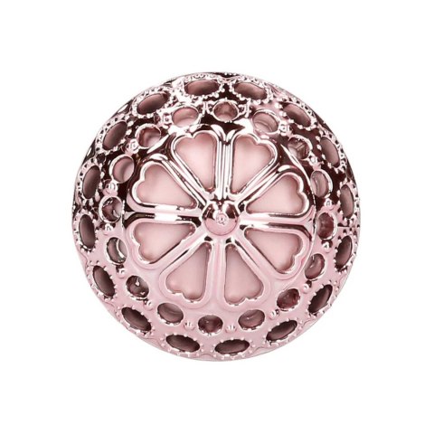 Mini masażer silikonowy Loveline Velour różowy 12 cm