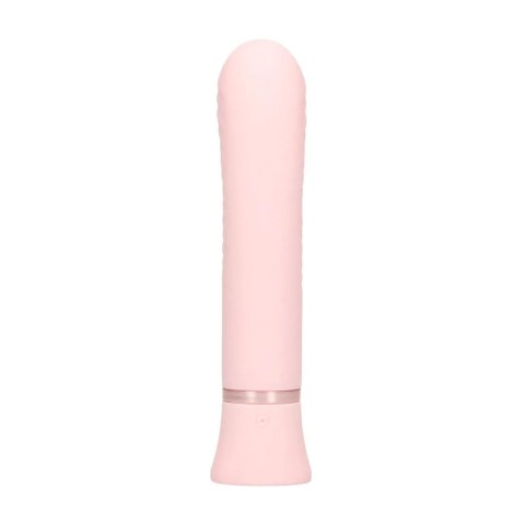Wibrator króliczek Loveline Mystique żebrowany różowy 15,9 cm