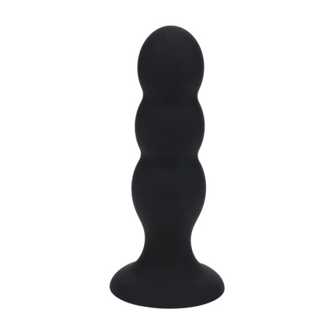 Korek analny potrójny z grzechotką Levelz silikonowy L czarny 13,5cm
