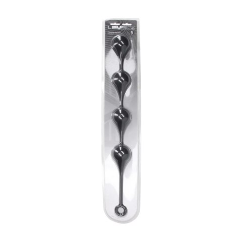 Kulki analne silikonowe kropla wody Levelz XXL czarne 57 cm