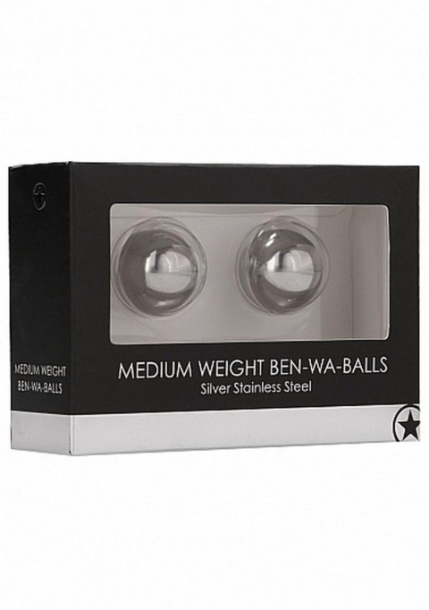 Kulki waginalne Ouch! stal nierdzewna srebrne 2 cm
