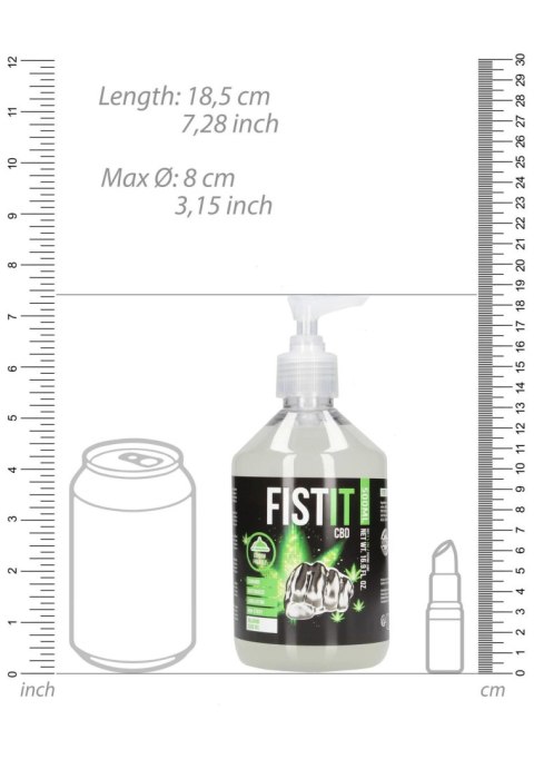 Lubrykant do fistingu CBD Fist It 500 ml z pompką