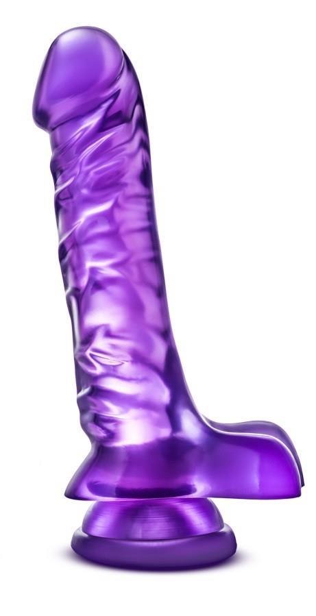 Dildo żelowe Blush B Yours Basic 8 fioletowe