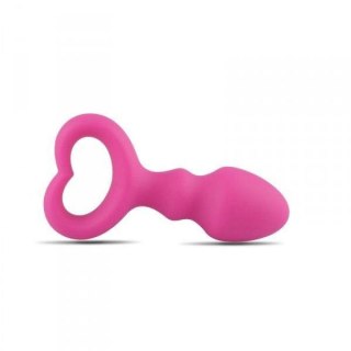 Korek analny silikonowy Heart Clip Tip Toyz4lovers