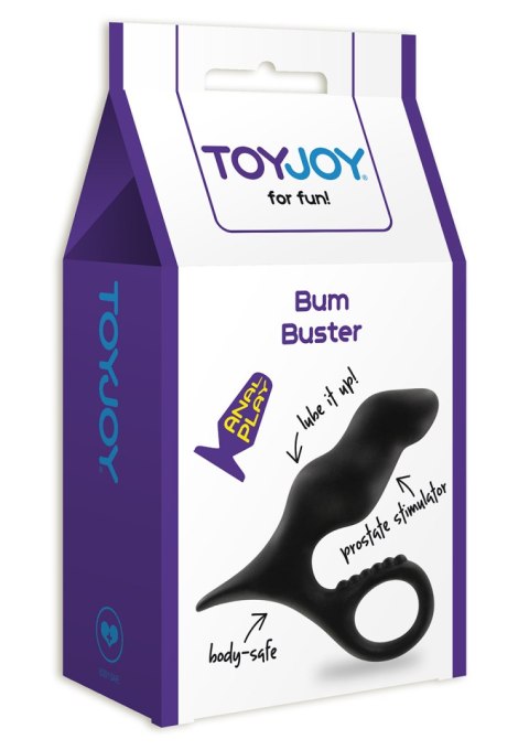 Korek analny silikonowy ToyJoy Bum Buster czarny 11.5 cm