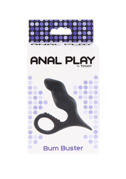 Korek analny silikonowy ToyJoy Bum Buster czarny 11.5 cm