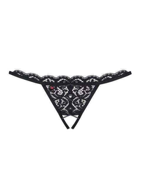 Koronkowe stringi otwarte Obsessive L/XL