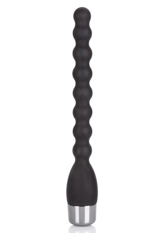 Silikonowy wibrujący korek analny Calexotics czarny 24 cm