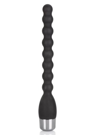 Silikonowy wibrujący korek analny Calexotics czarny 24 cm