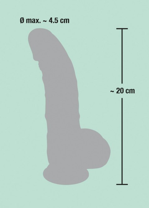 Dildo realistyczne Medical Silicone silikonowe 20 cm