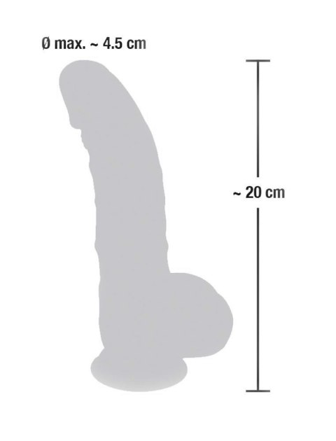 Dildo realistyczne Medical Silicone silikonowe 20 cm