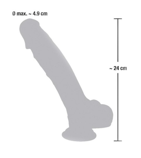 Dildo realistyczne silikon medyczny Medical Silicone 24 cm