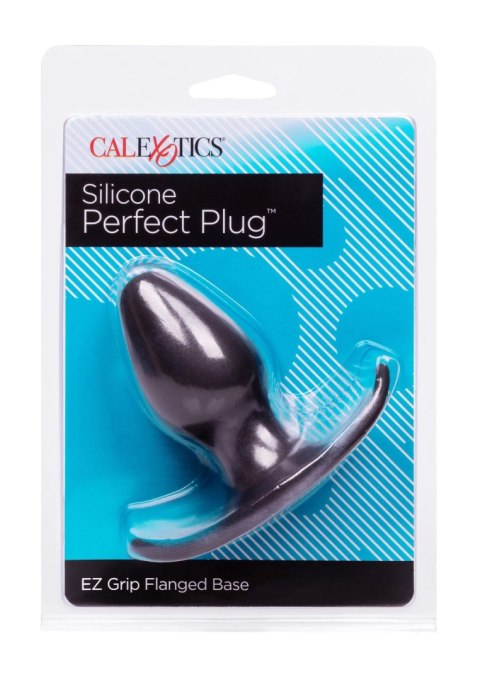 Korek analny silikonowy Perfect Plug Calexotics czarny 9 cm