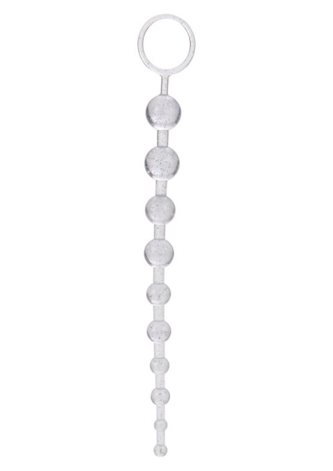 Kulki analne Calexotics X-10 Beads srebrne 26 cm