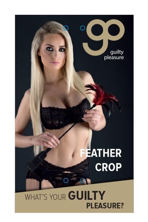 Packa z piórkami Guilty Pleasure czarna czerwona