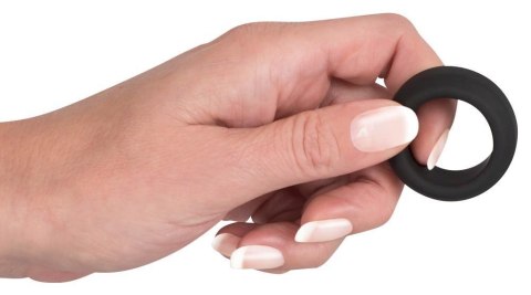 Pierścień erekcyjny Black Velvets czarny silikonowy 2.6 cm