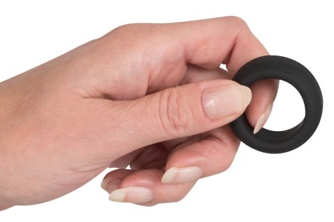 Pierścień erekcyjny Black Velvets czarny silikonowy 2.6 cm