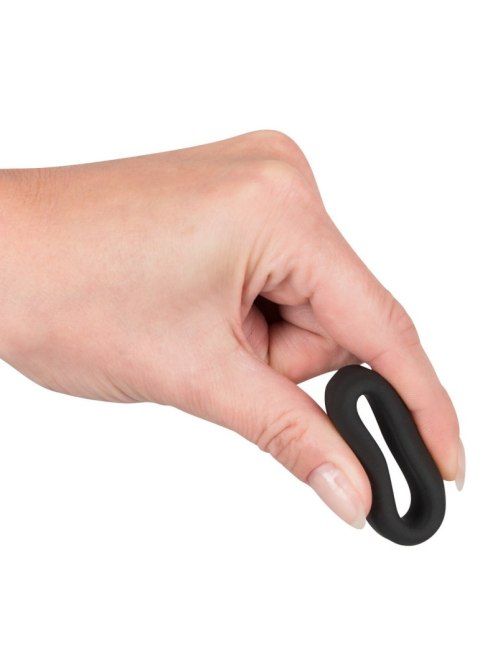 Pierścień erekcyjny Black Velvets czarny silikonowy 2.6 cm