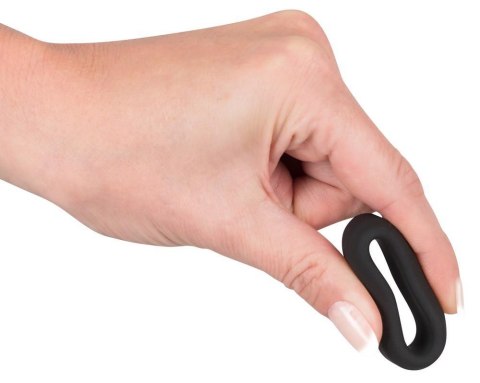 Pierścień erekcyjny Black Velvets czarny silikonowy 2.6 cm