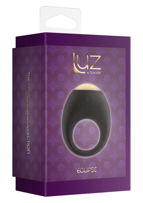 Pierścień erekcyjny wibrujący Eclipse ToyJoy silikonowy czarny USB 7 cm