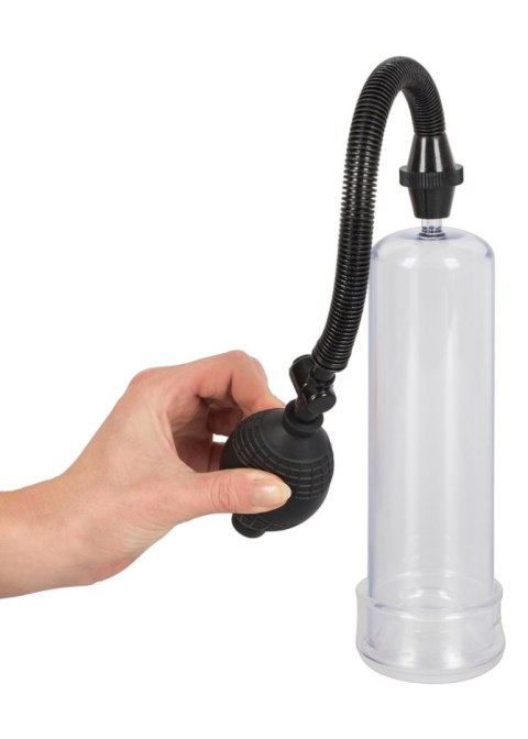 Pompka próżniowa Bang Bang transparentna 20 cm