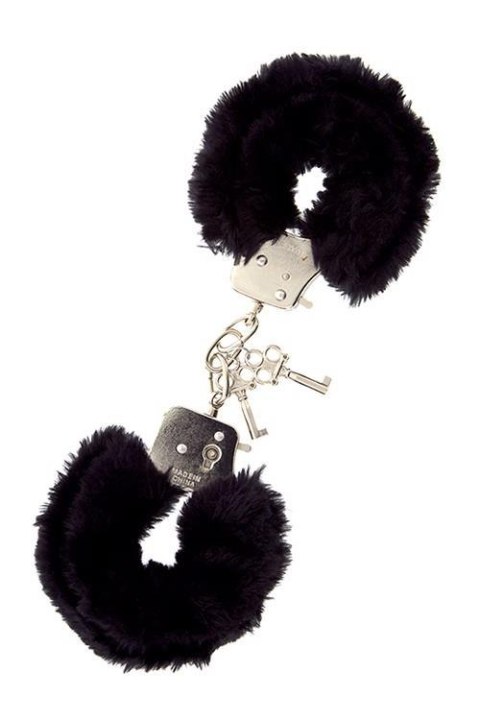 Kajdanki metalowe z pluszem Dream Toys czarne