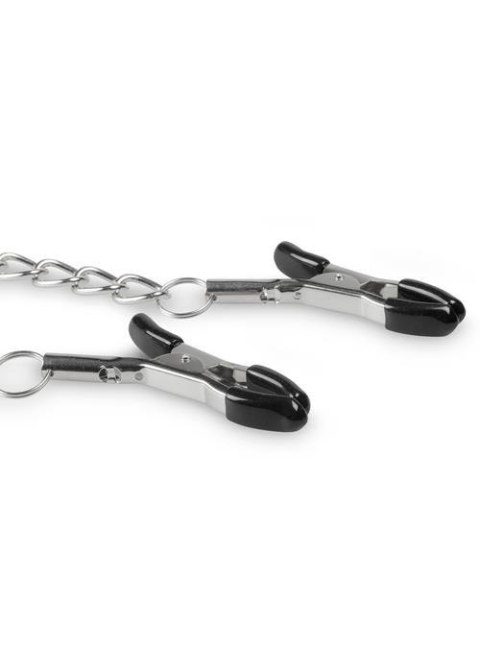 Klipsy na sutki z łańcuchem EasyToys srebrne 44 cm