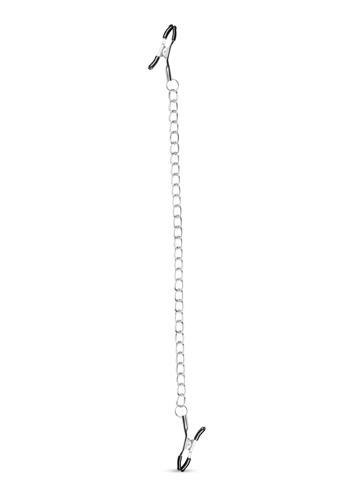 Klipsy na sutki z łańcuchem EasyToys srebrne 44 cm