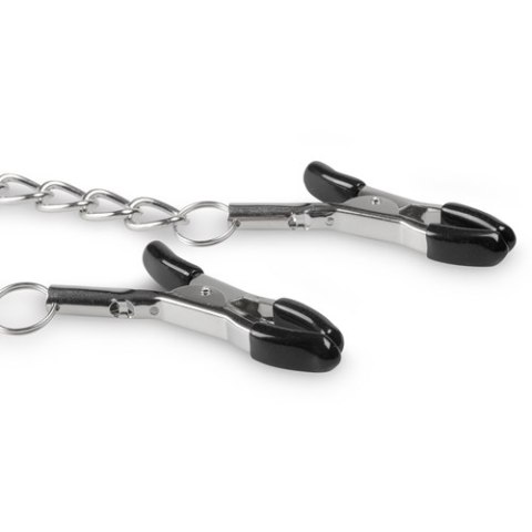 Klipsy na sutki z łańcuchem EasyToys srebrne 44 cm
