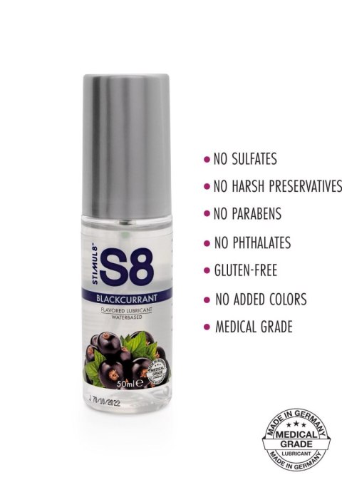 Lubrykant smakowy S8 czarna porzeczka 50 ml