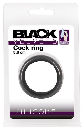 Pierścień erekcyjny silikonowy Black Velvets 3.8 cm