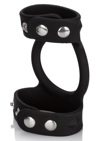 Pierścień erekcyjny silikonowy regulowany Calexotics czarny 22 cm