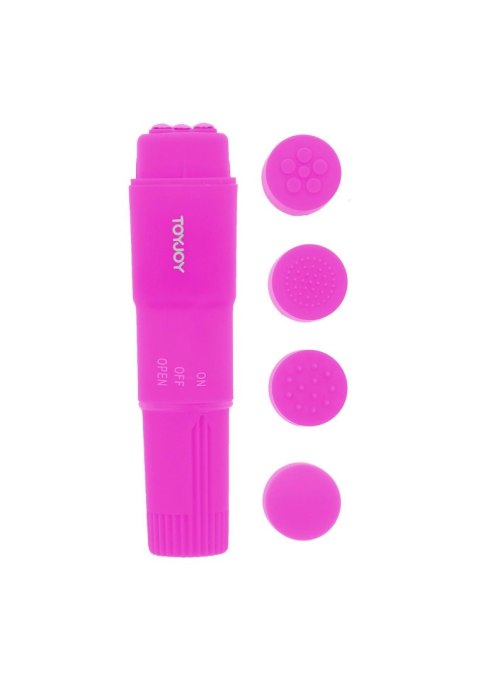 Wibrator mini ToyJoy Funky Massager fioletowy 9,5 cm AA