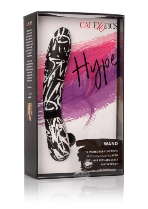 Wibrator punktu G Hype Wand Calexotics wielokolorowy USB 12 cm