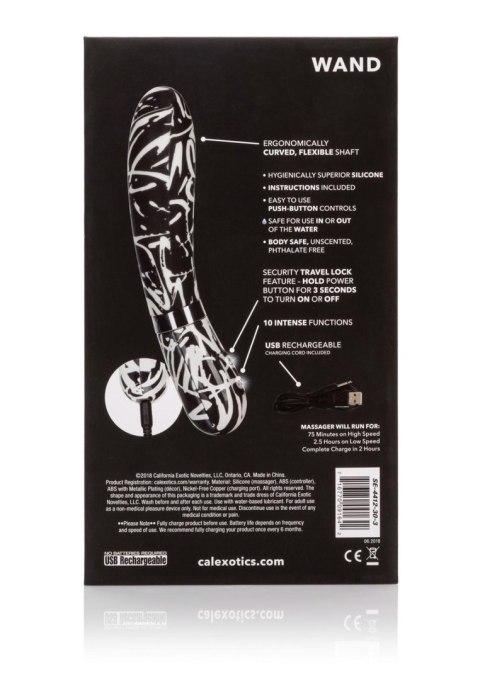Wibrator punktu G Hype Wand Calexotics wielokolorowy USB 12 cm